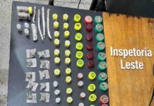 GCM prende suspeito de tráfico de drogas em Pimentas