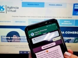 Sabesp disponibiliza atualização cadastral via WhatsApp
