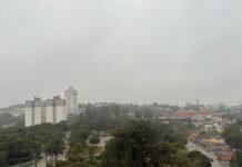 Guarulhos registra temperatura amena e possibilidade de chuva