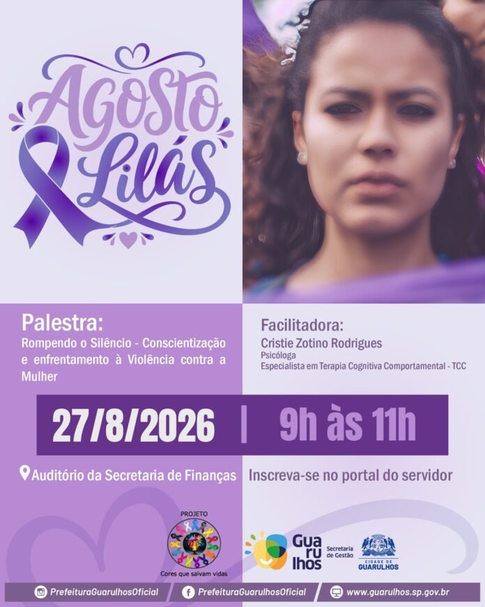 Palestra em Guarulhos aborda violência contra a mulher